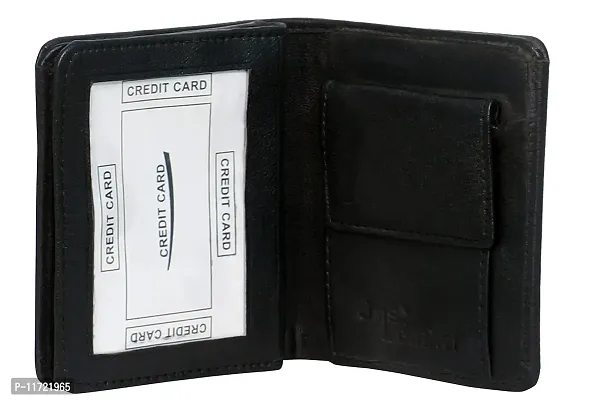 ibex Men Casual Black Artificial Leather Wallet (8 Card Slots)-thumb2