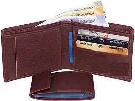 IBEX Brown Artificial Leather Wallet for Men-thumb3