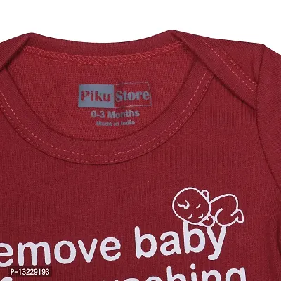 Piku Store Hosiery Multi-Color Half Sleeves T-Shirt  Short Set for Baby Girls  Boys-thumb4