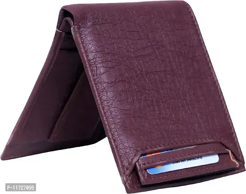Men Brwon Best Artificial Leather Wallet-thumb4