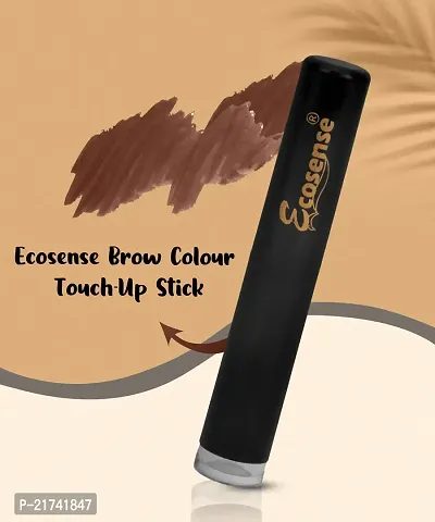 Ecosense Eyebrow Concealer Stick Brown Color Touch-Up Stick: Instant Confidence Boost, Be Ready in Seconds, Root Concealer, Hairline Shadow Stick, Brow Shaping Stick