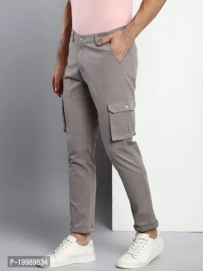 Buy Dennis Lingo Solid Cotton Men's Casual Cargo Pant, Tapered Fit, Mid  Rise, Ankle Length Multi-Pocket Stretchable Cargos for Men, Trousers Online  In India At Discounted Prices