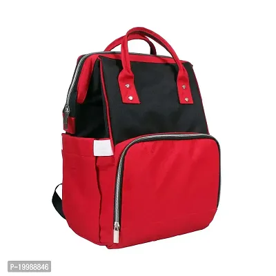 Black and red outlet changing bag