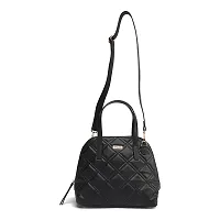 Estalon Tote Bag for Women - Premium Faux Leather Ladies Bag  Hand Bag, PU Shoulder Bags for Women, Stylish Satchel Bag for Everyday Use (BLACK)-thumb1