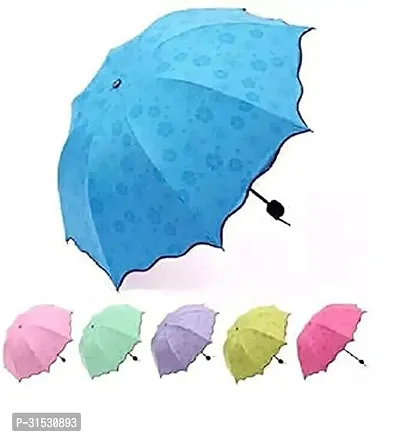 Umbrella Windproof Strong Compact  Easy Auto Open Close for Single Use (Pack of 1-Assorted color)-thumb0