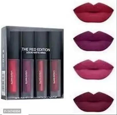Red Edition Pack Of 4 Lipstick