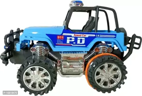 Police Jeep For Todller Blue, Pack Of 1