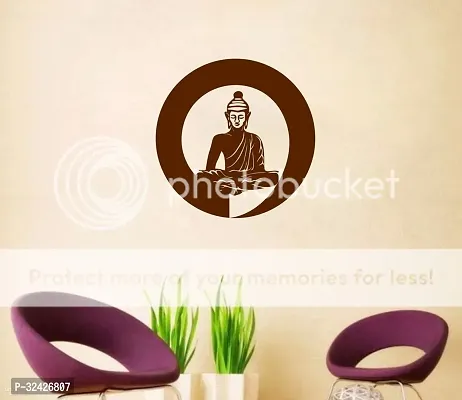 Buddha Round Wall Sticker-thumb0