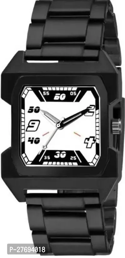 Rectangle analog watch for boys and men