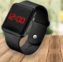Combo pack of digital sports watch with colorful rings-thumb2