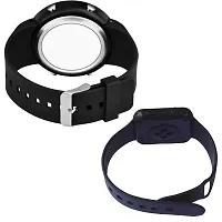 Combo pack of digital sports watch with colorful rings-thumb3