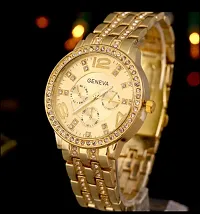 Stylish Golden Analog Wrist Watch For Women-thumb4