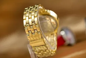 Stylish Golden Analog Wrist Watch For Women-thumb1
