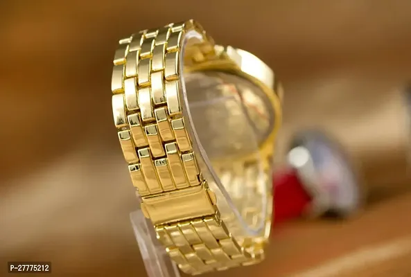 Stylish Golden Analog Wrist Watch For Women-thumb2