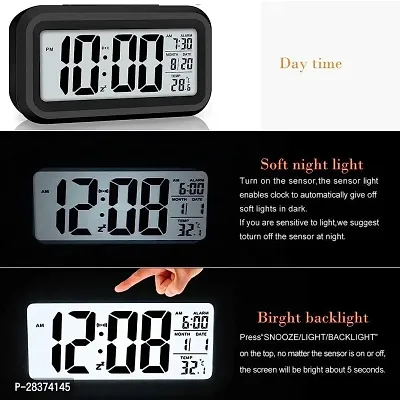 Digital Alarm Clock With Date and Temperature-thumb2