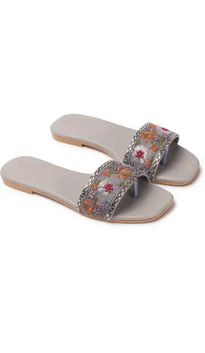 Elegant Synthetic Fashion Flats For Women