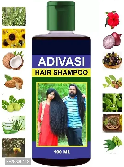 Adivasi Neelambari Medicine All Type Of Hair Problem Herbal Growth Hair Shampoo. 100 Ml-thumb0