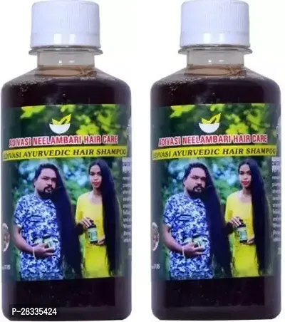 Adivasi Smooth And Silky, Anti Dandruff Ayurvedic Shampoo 500 Pack Of 2-thumb0