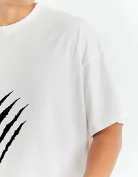 Men's white Oversize T shirt-thumb3