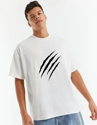 Men's white Oversize T shirt-thumb2