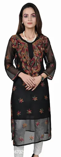 Classic Classic Georgette Stitched Kurti For Women-thumb0