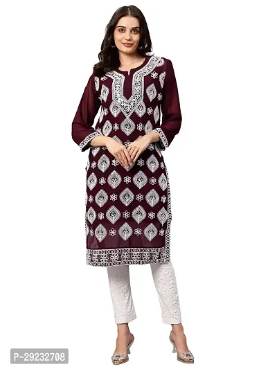 COMPUTERIZED MAROON  MIRROR  DORI KURTI-thumb0