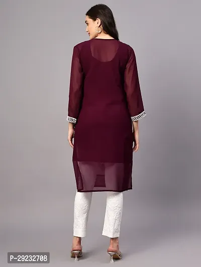 COMPUTERIZED MAROON  MIRROR  DORI KURTI-thumb3