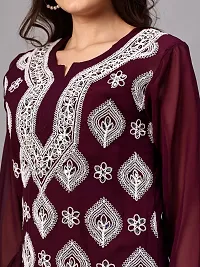 COMPUTERIZED MAROON  MIRROR  DORI KURTI-thumb1