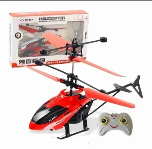 Remote Control Helicopter Toy For Kidss above 4+ Years (Red)
