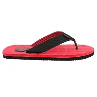 Appe Men's RedBlack 00490 Comfortable and Stylish Flip-flops, Slip-on, Outdoor Casual Slippers for Daily use-thumb1