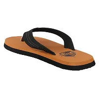 APPE Men's Tan Comfortable and stylish Flip-flops, Slip-on, Outdoot Casual Slippers for Daily Use-thumb2