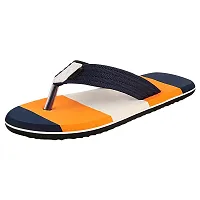 APPE free to be casual Men Casual Slipper Flipflop Orange, Navy 10 UK/India-thumb4