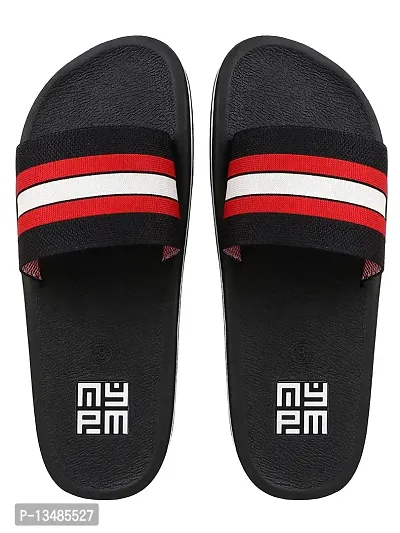 Men Slides Casual branded Slippers & Flip Flops (Pack Of 1)