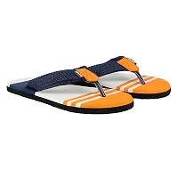 APPE Men's NavyOrange Comfortable and stylish Flip-flops, Slip-on, Outdoot Casual Slippers for Daily Use-thumb4