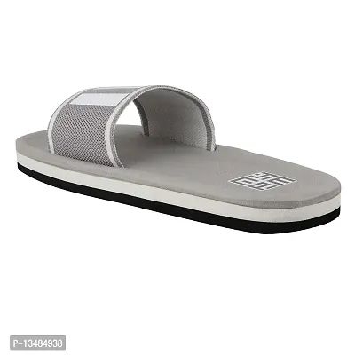 Men Casual Slides Slippers & Flipflops Comfortable and Skid Resistant For Men Grey- 10 Uk/India-thumb3
