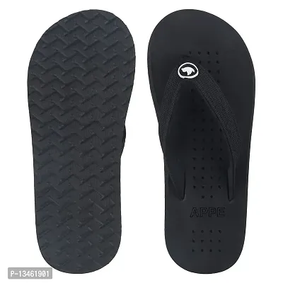 Women Casual Slides Slippers & Flipflops Comfortable and Skid Resistant For Women Black- 4 Uk/India-thumb3