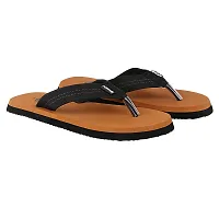 APPE Men's Tan Comfortable and stylish Flip-flops, Slip-on, Outdoot Casual Slippers for Daily Use-thumb4