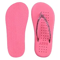 Women Casual Slides Slippers & Flipflops Comfortable and Skid Resistant For Women Pink- 8 Uk/India-thumb2