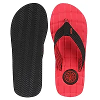 Appe Men's RedBlack 00490 Comfortable and Stylish Flip-flops, Slip-on, Outdoor Casual Slippers for Daily use-thumb2