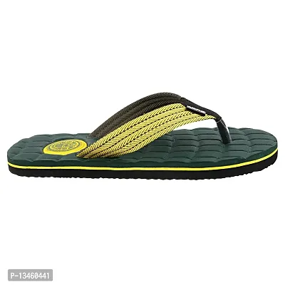 Appe Men's greenYellow 00490 Comfortable and Stylish Flip-flops, Slip-on, Outdoor Casual Slippers for Daily use-thumb2