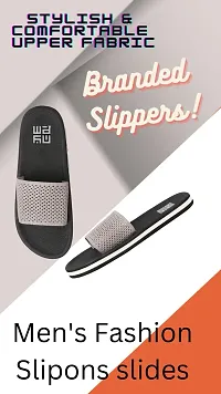 APPE free to be casual Men Slippers|Daily Use Slippers|Men's Slides| Flip Flop Men's | Super comfortable | Amazing Grip | Anti Skid | Lightweight | Flexible | Stylish | Sleek | Water resistent-thumb3