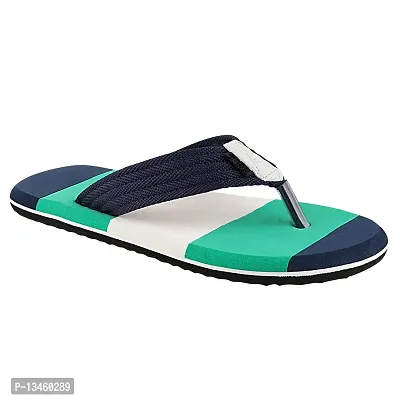 APPE FREE TO BE CASUAL Men Casual Slipper Flipflop Green, White 10 UK/India