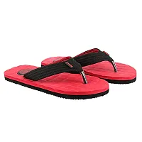 Appe Men's RedBlack 00490 Comfortable and Stylish Flip-flops, Slip-on, Outdoor Casual Slippers for Daily use-thumb4