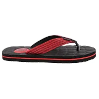 Appe Men's BlackRed 00490 Comfortable and Stylish Flip-flops, Slip-on, Outdoor Casual Slippers for Daily use-thumb1