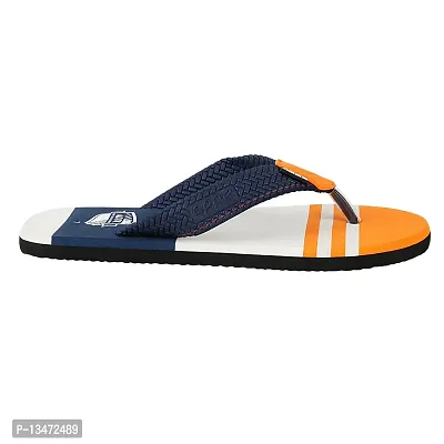 APPE Men's NavyOrange Comfortable and stylish Flip-flops, Slip-on, Outdoot Casual Slippers for Daily Use-thumb2