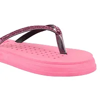 Women Casual Slides Slippers & Flipflops Comfortable and Skid Resistant For Women Pink- 8 Uk/India-thumb3