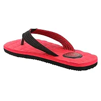 Appe Men's RedBlack 00490 Comfortable and Stylish Flip-flops, Slip-on, Outdoor Casual Slippers for Daily use-thumb3