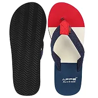 Appe Men's RedNavy 00489 Comfortable and Stylish Flip-flops, Slip-on, Outdoor Casual Slippers for Daily use-thumb2