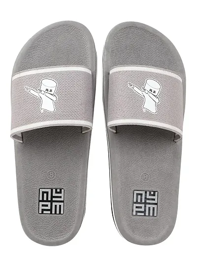 Men Slippers and flipflop Textured Stylish Branded Designer Slides