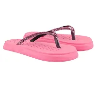 Women Casual Slides Slippers & Flipflops Comfortable and Skid Resistant For Women Pink- 8 Uk/India-thumb4